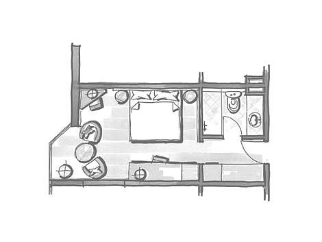 Example of room layout Comfort