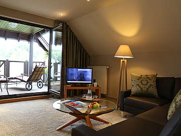 Living area of Loggia Suite